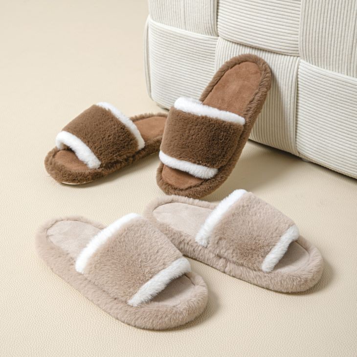 Women Winter Warm Indoor Fashion Slide